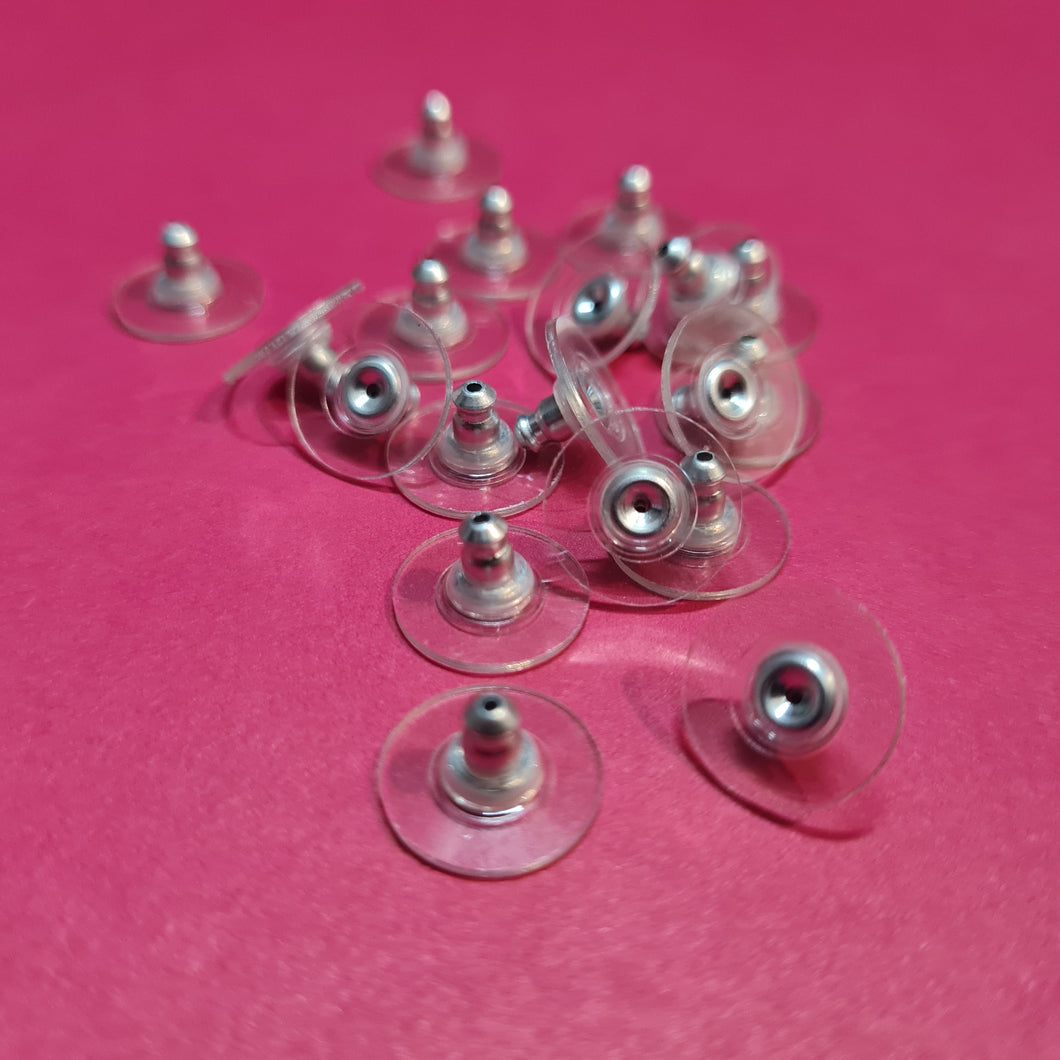 Extra - 5 pairs of Stainless Steel Clutch Earring Backs