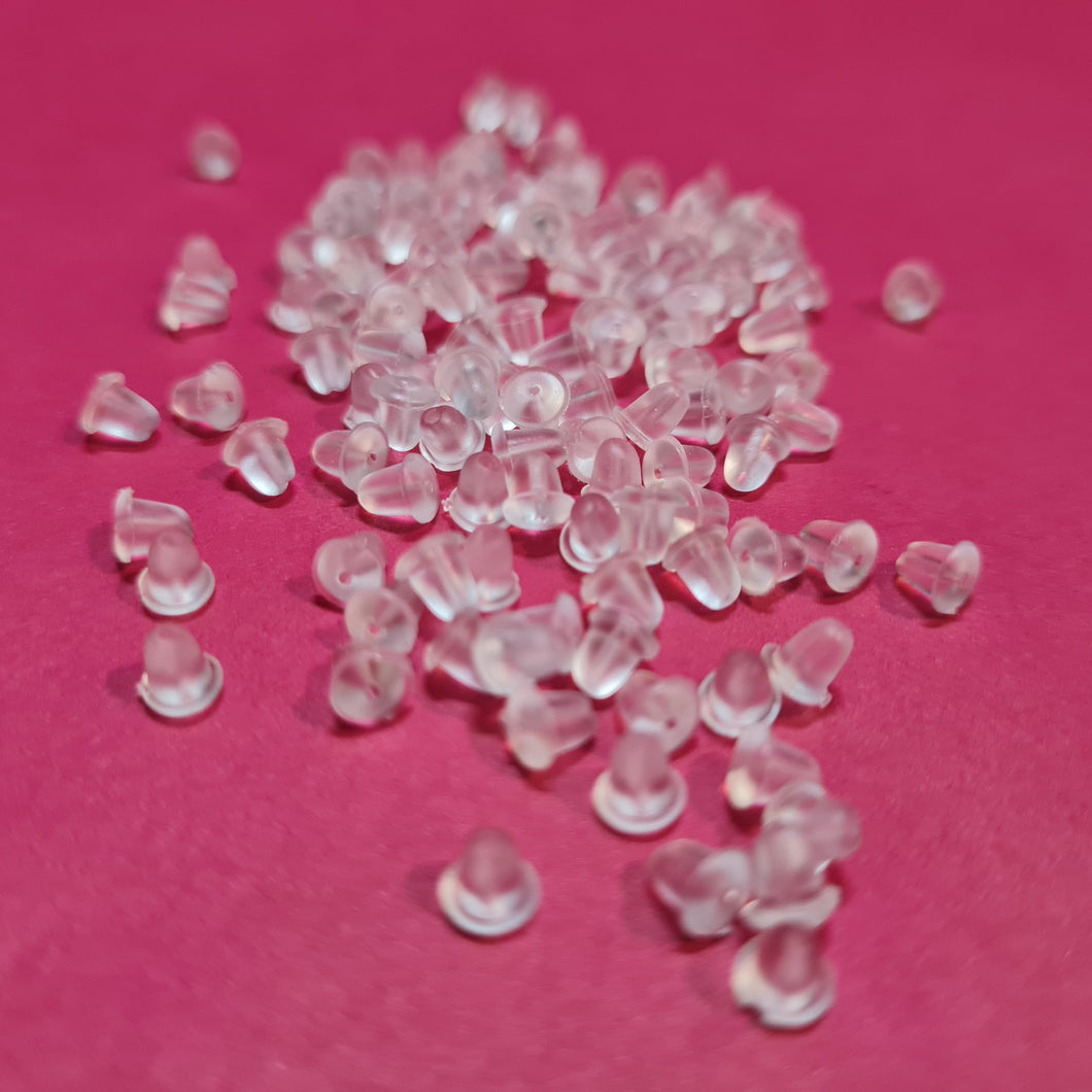 Extra - 10 pairs of Silicone Nut Earring Backs