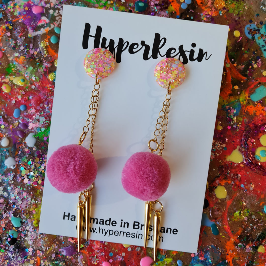 Puff Punk Dangle