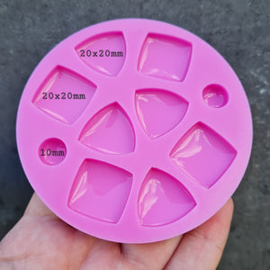 Silicone Dome Earring Mould