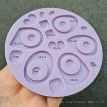 Load image into Gallery viewer, Silicone Ring Mould (Size U 1/2)