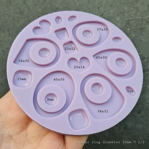 Silicone Ring Mould (Size U 1/2)