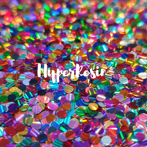 Disco Rainbow Glitter - HyperResin Original Mix